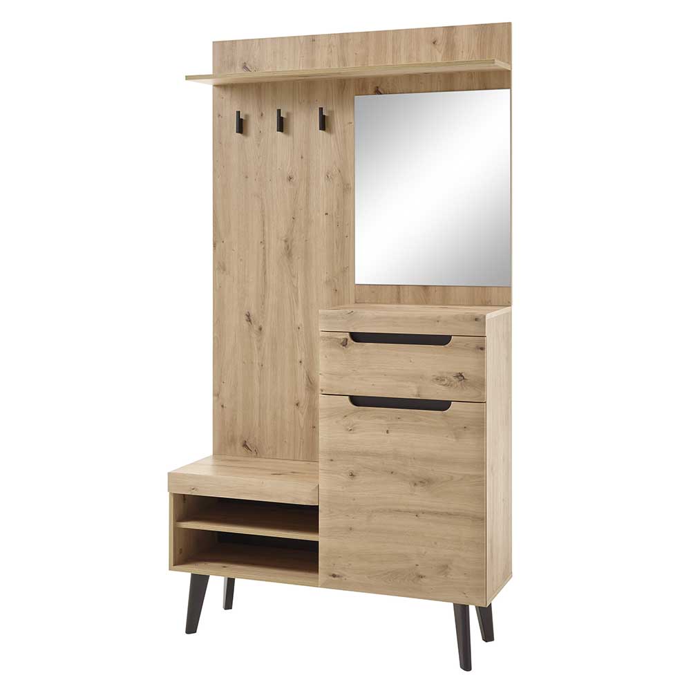 Kompakte Garderobe im Skandi Design - Olcian