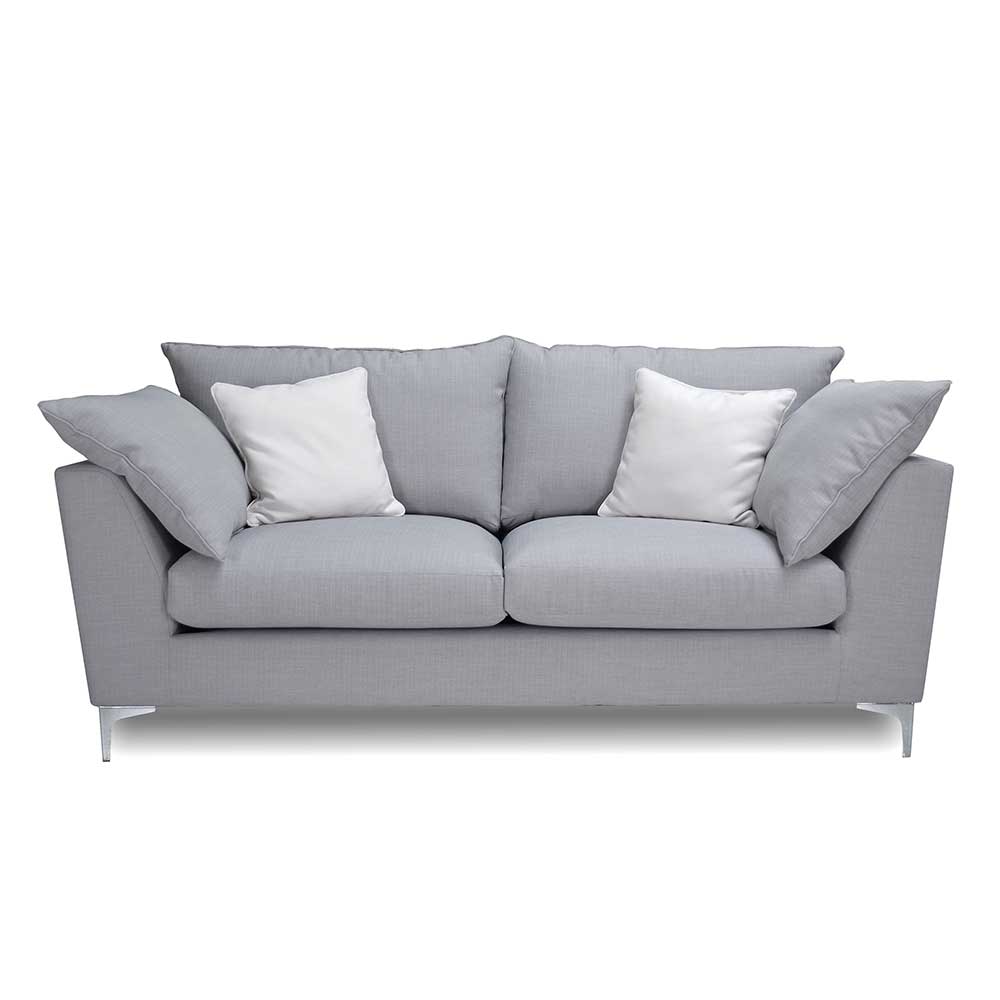 3er oder 4er Wohnzimmer Sofa in Blaugrau - Bakina