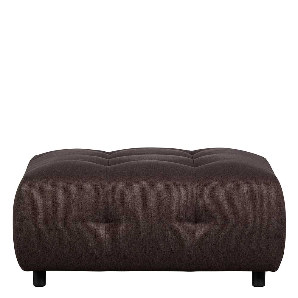 Modulsofa Hocker in Graubraun Stoffbezug - Sundini