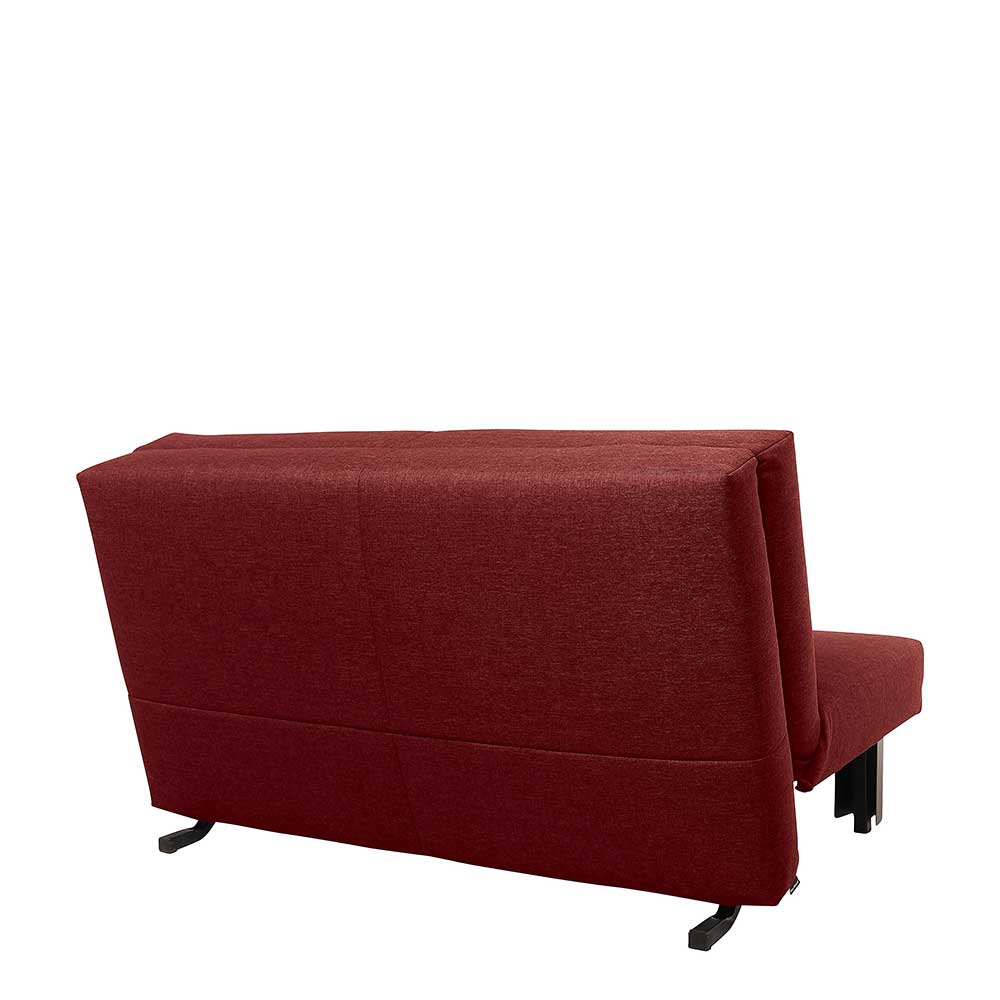 Schlafsofa in Rot Stoffbezug - Surci