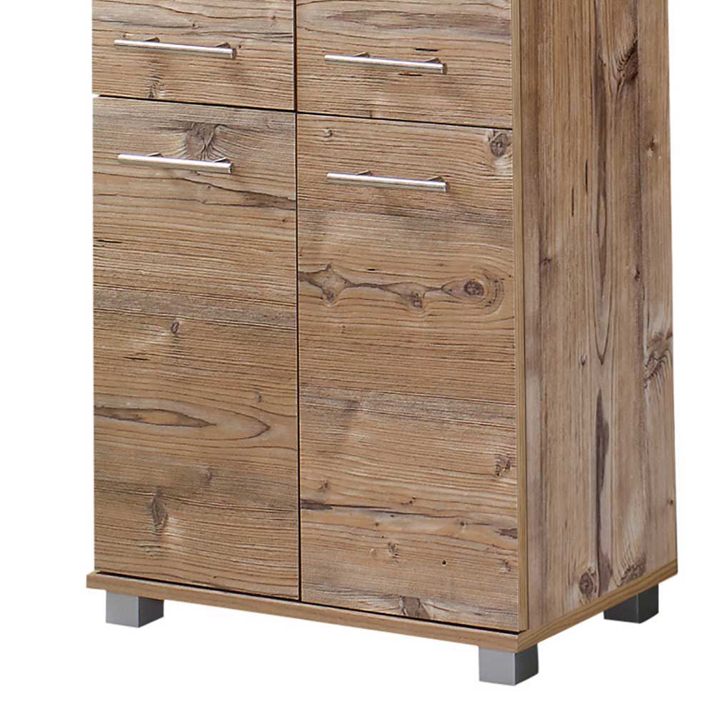 60x117 cm Bad Highboard in Touchwood - Dilvonda