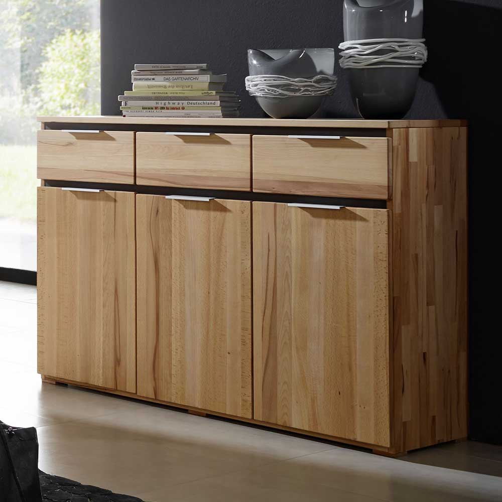 Esszimmer Sideboard Leyrina aus Kernbuche geölt