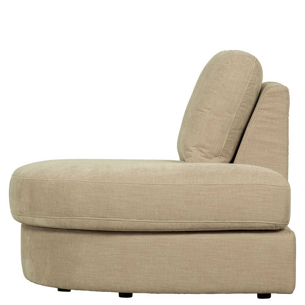 Zwei Elemente Modulsofa in Beige - Slagon