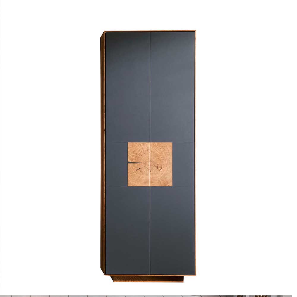 72x198x37 Dielenschrank in Anthrazit - Mandrey