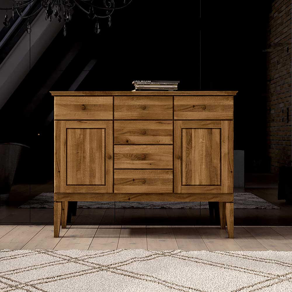 Schlafzimmer Sideboard Masdamos aus Wildeiche Massivholz