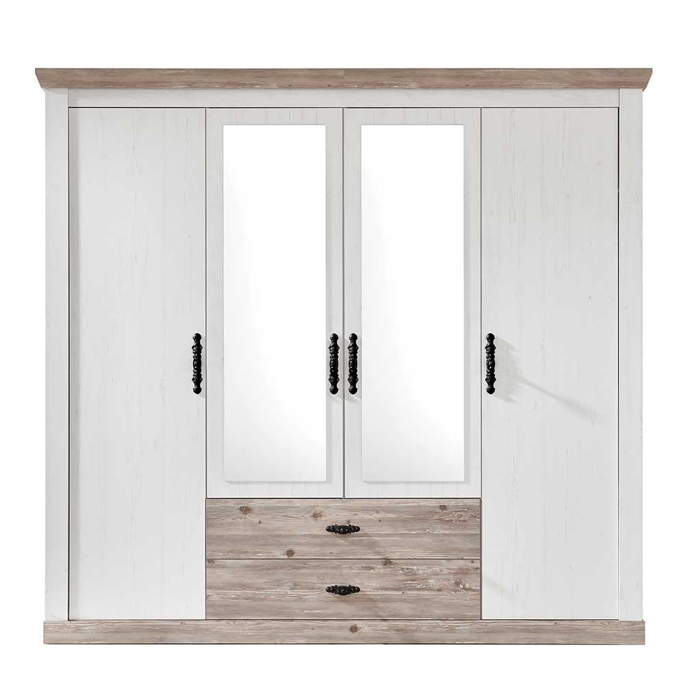 215x201x60 Kleiderschrank Country Style - Nedita