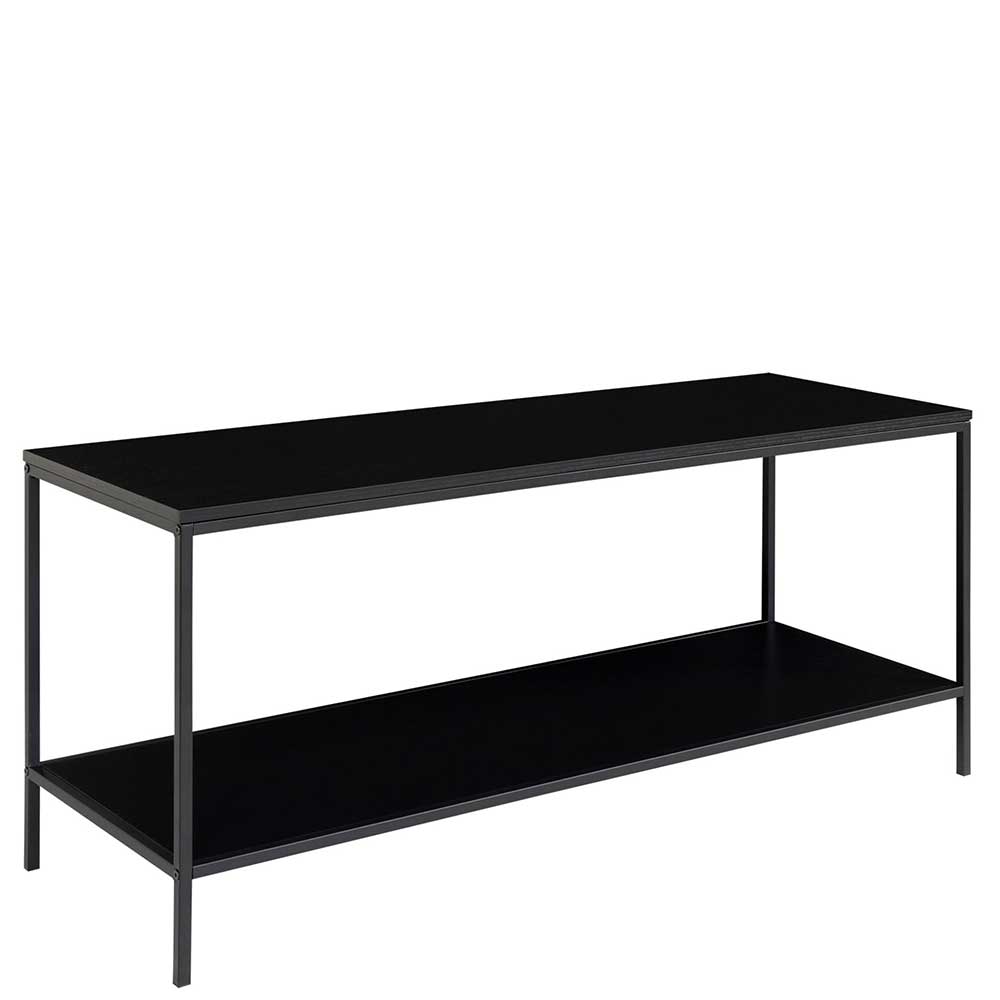 100x45x36 cm Regal TV Tisch in Schwarz - Mapsy