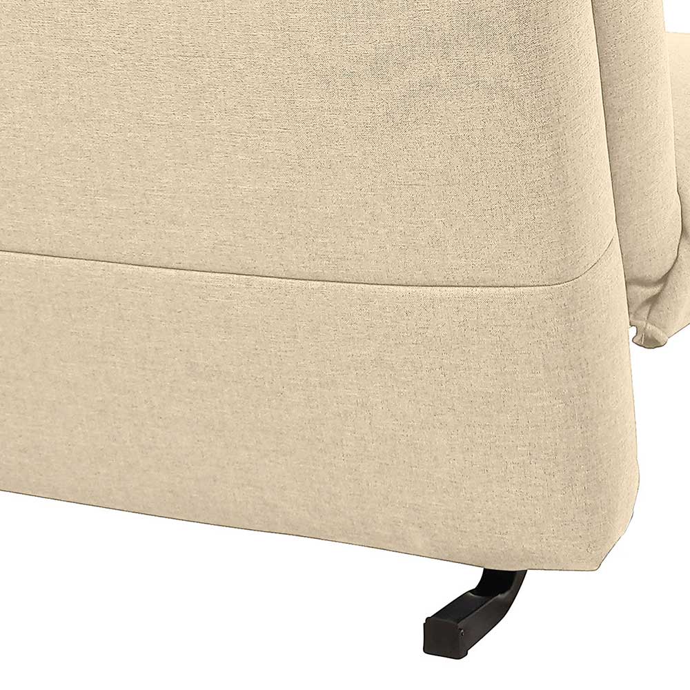 Schlafcouch in Beige und Schwarz - Setubal