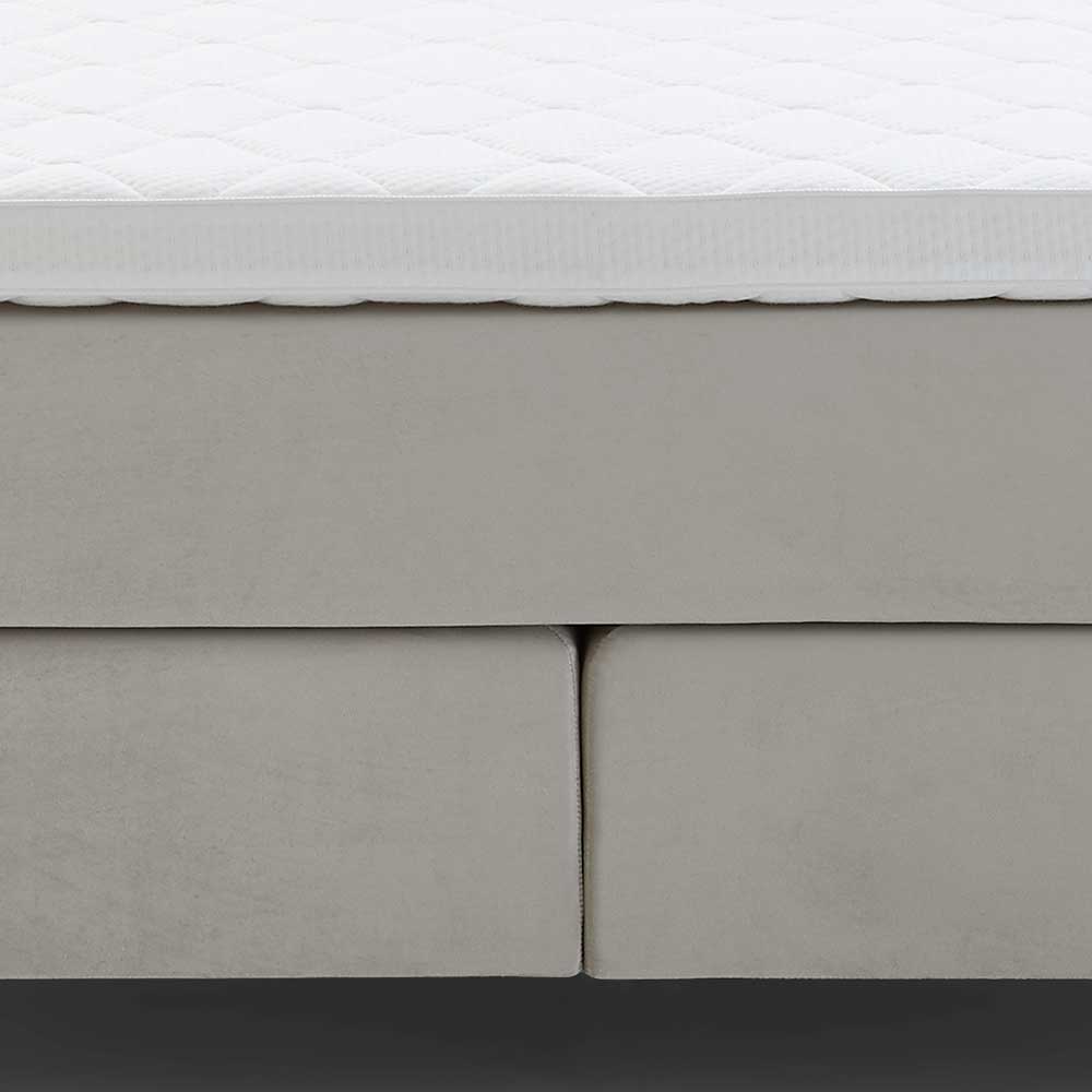 Komplett Boxspringbett in Creme - Skowera