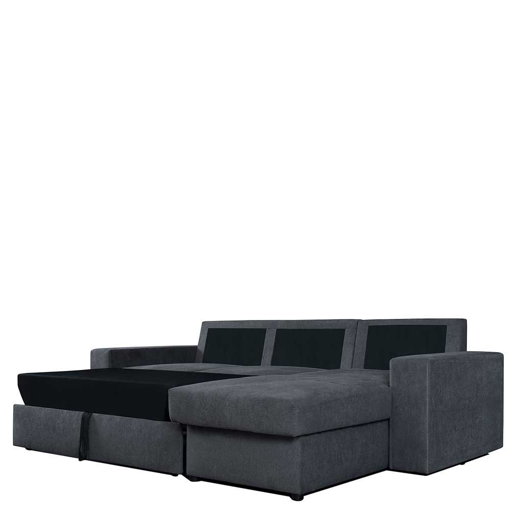 Ecksofa mit Seitenregal & Bettfunktion - Cilarisa