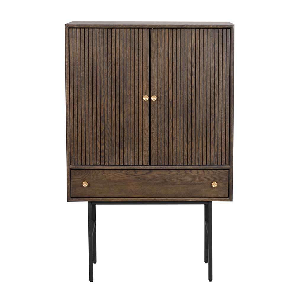 79x125x42 cm Retro Schrank mit Bodenfreiheit - Cuzliav