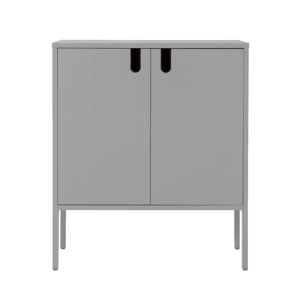 2-türiger Schrank in Grau 89cm hoch Moore & 76cm breit