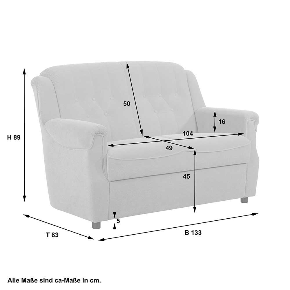 Sessel & Zweisitzer & Dreisitzer Set - Conwy (dreiteilig)