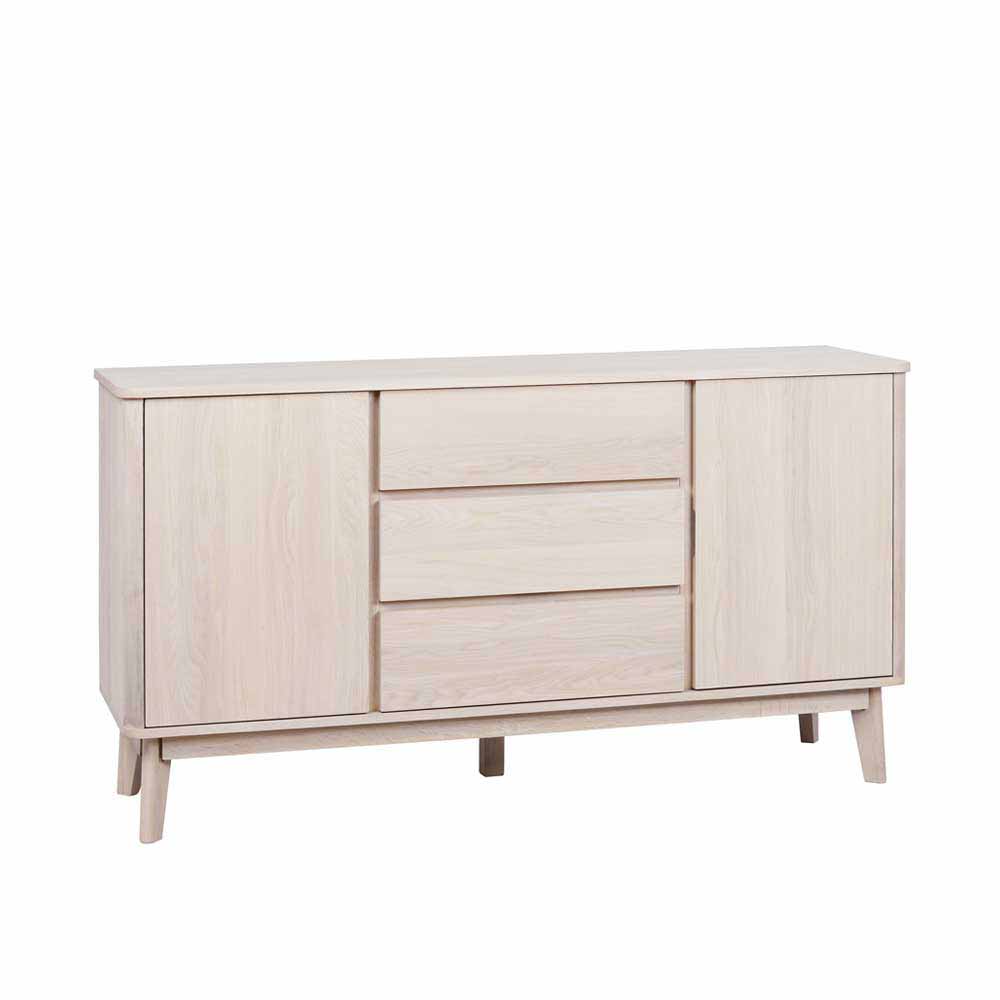 152 cm breites Sideboard in White Wash - Navassa