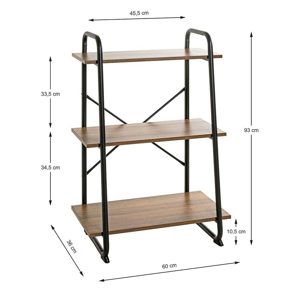 60x93x36 Kleines Regal - offenes Design - Levitanas