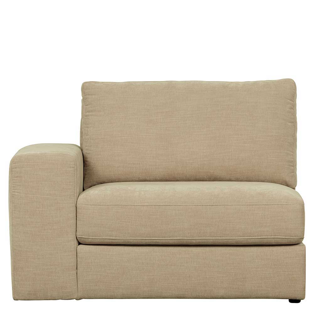 Zwei Elemente Modulsofa in Beige - Slagon