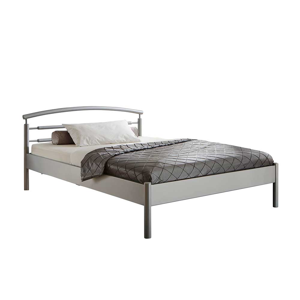 Metallbett Matilda in Grau