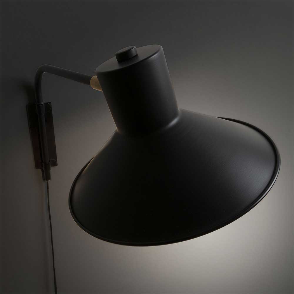 Hängende Lampe aus Metall in Schwarz - Resceta