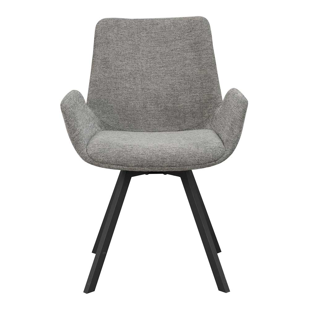 Skandi Design Polsterstühle in Grau - Matsy (2er Set)