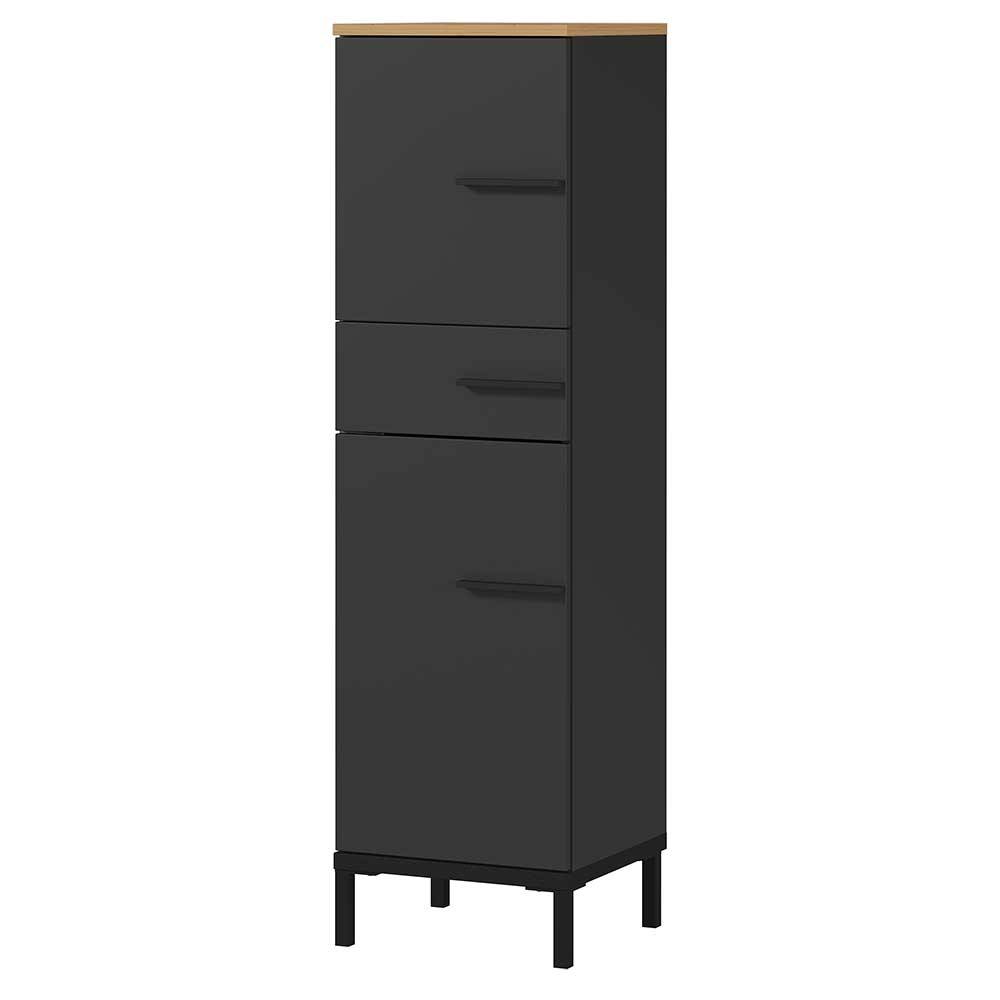 Moderner Badezimmerschrank 125 cm hoch - Lucrino