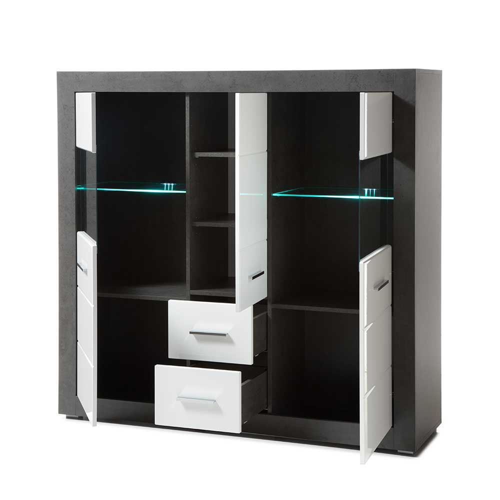 Wohnzimmer Schrank Set modern - Istensa I (zweiteilig)