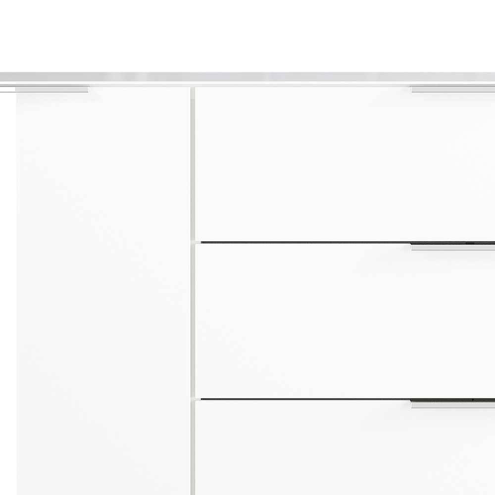 184x101x42 cm Design Sideboard mit Glas Beschichtung - Daven