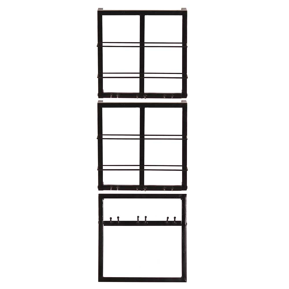 Industrial Hängeregale für Flaschen - Novo (dreiteilig)