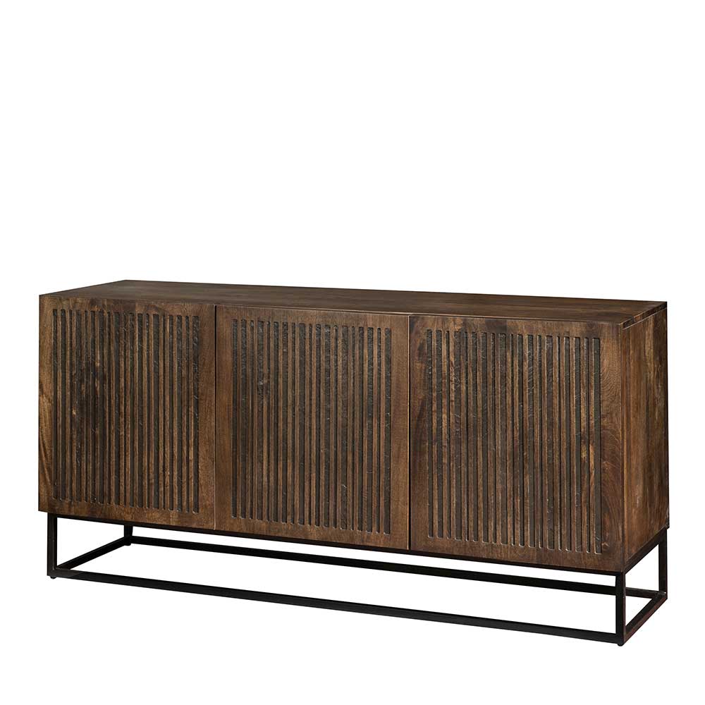 3-türiges Holz Sideboard mit Bügelgestell - Lyrica