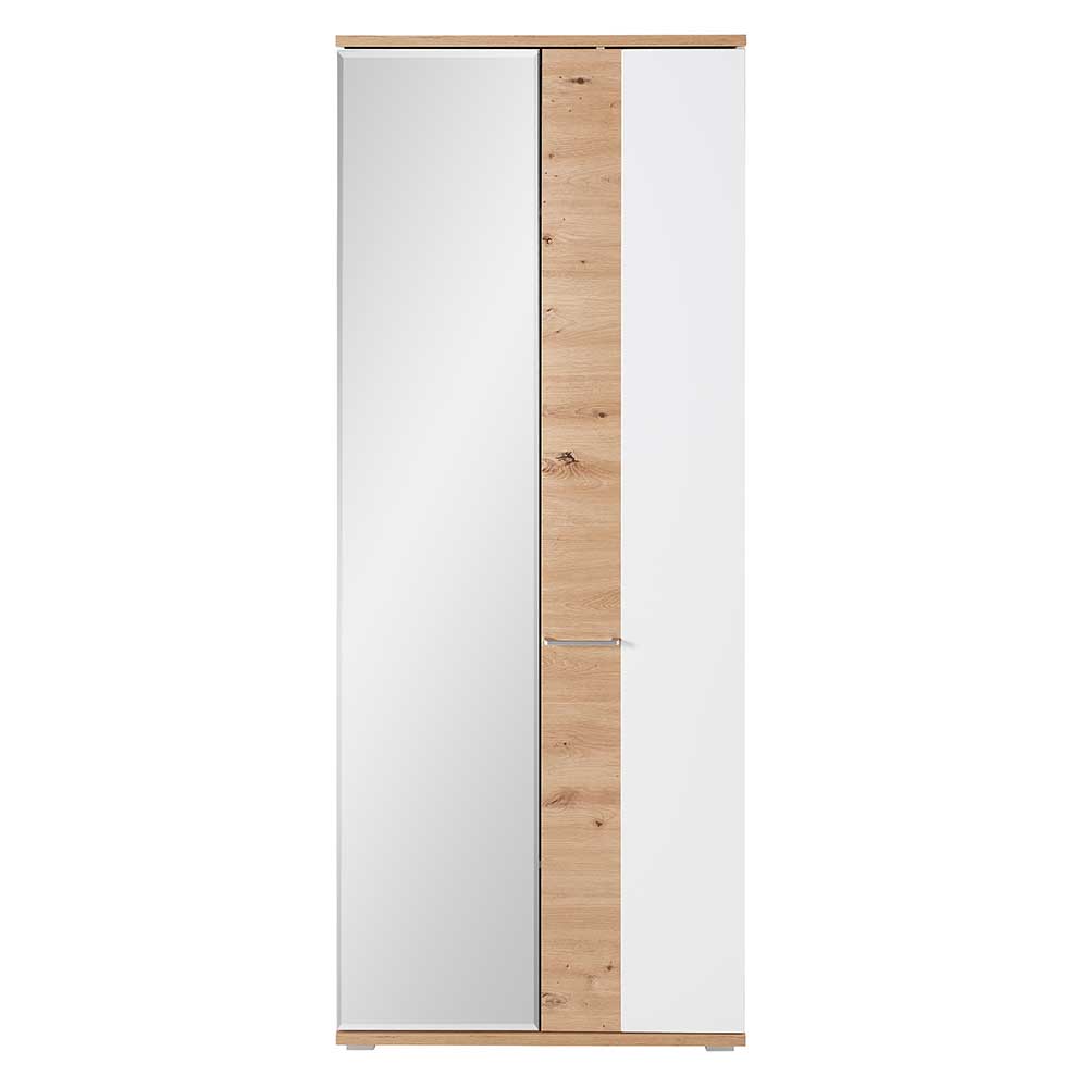 80x200x38 cm Garderobenschrank mit zwei Türen - Symbrosia