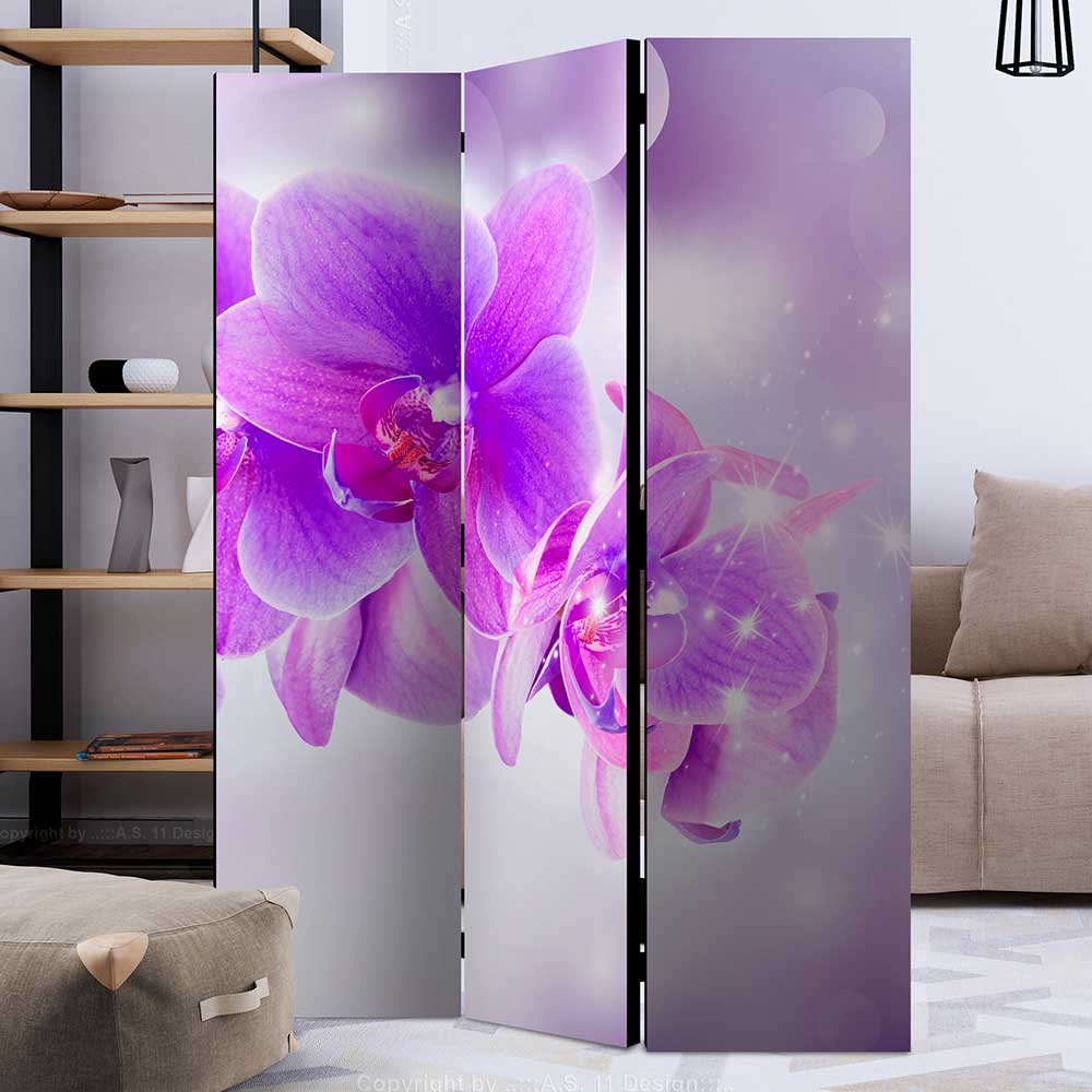 Fotodruck Leinwand Paravent mit Orchideen - Casper