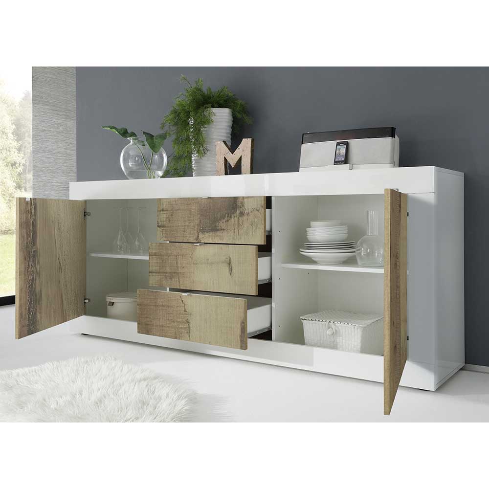 Wohnzimmer Highboard & Sideboard - Olvenion (zweiteilig)