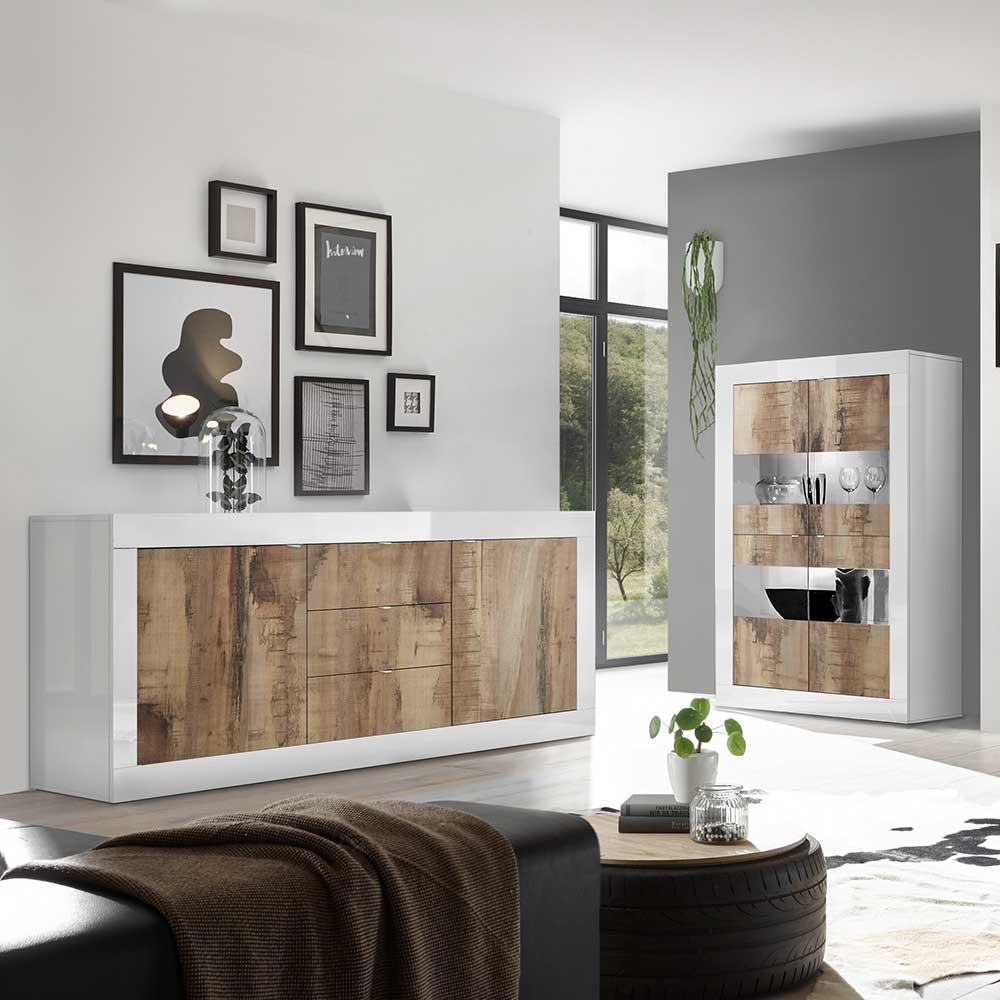 Wohnzimmer Highboard & Sideboard - Olvenion (zweiteilig)