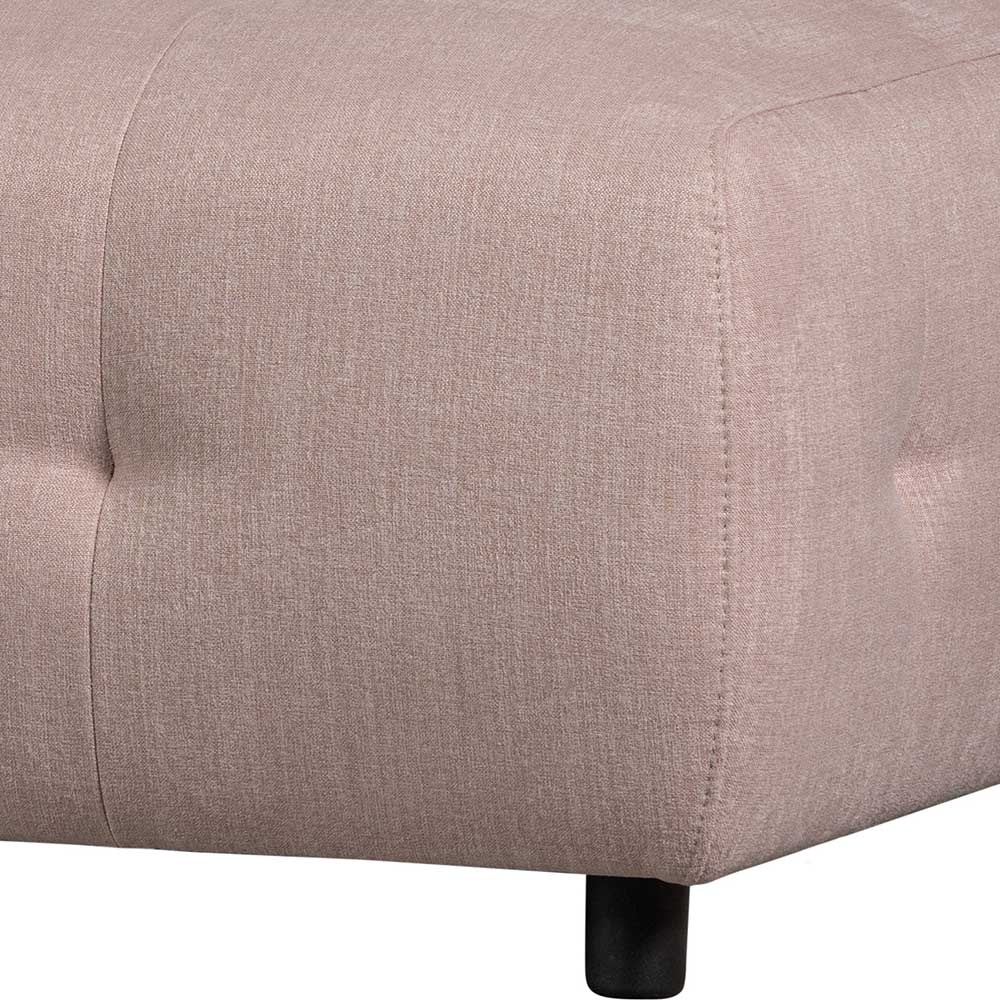 Couchhocker in Mauve Stoff - Grove