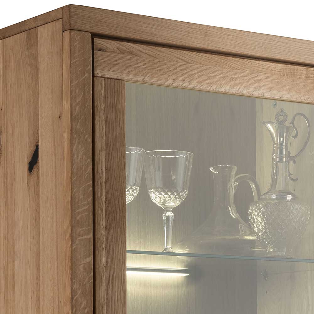 65x148x40 Wohnzimmerschrank mit Glastür - Embleys