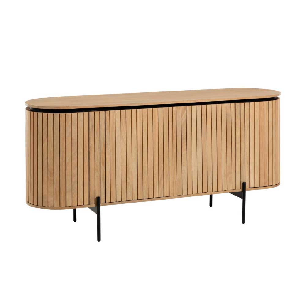 170x81x50 Design Sideboard in ovaler Form - Ilvenda