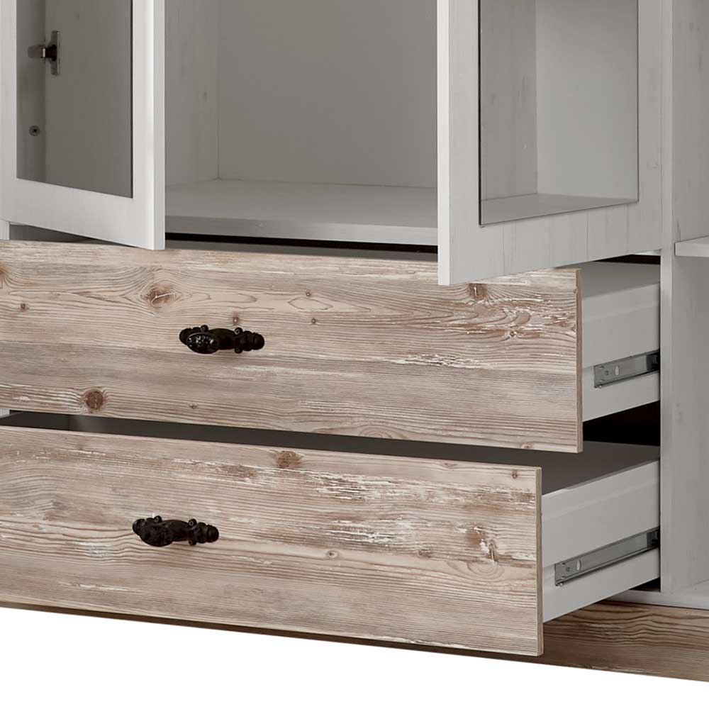 215x201x60 Kleiderschrank Country Style - Nedita