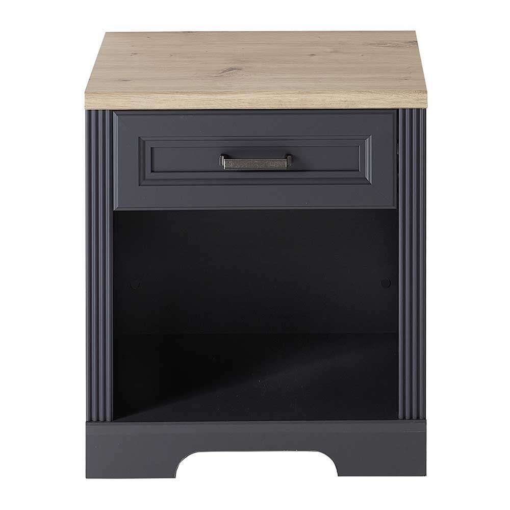 Design PC Tisch mit Rollcontainer - Joe (zweiteilig)