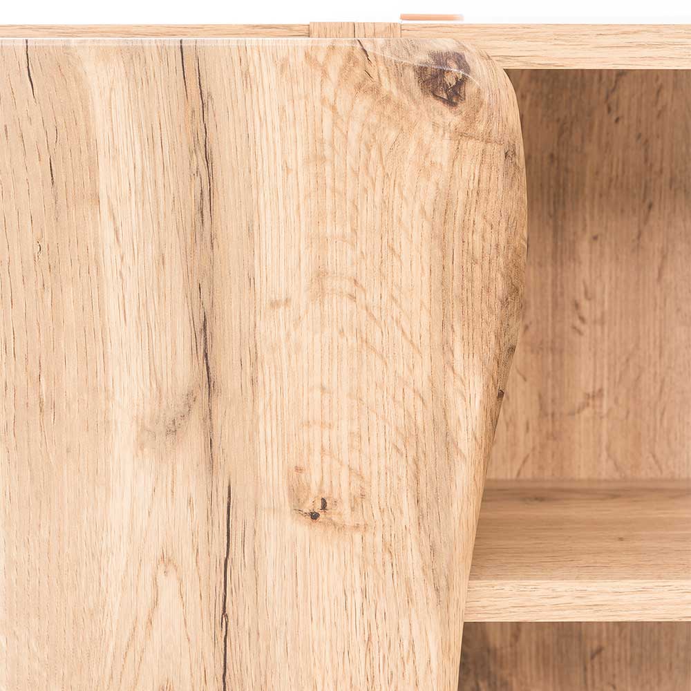 Holzoptik Bad Hängeschrank mit Baumkante - Tofias