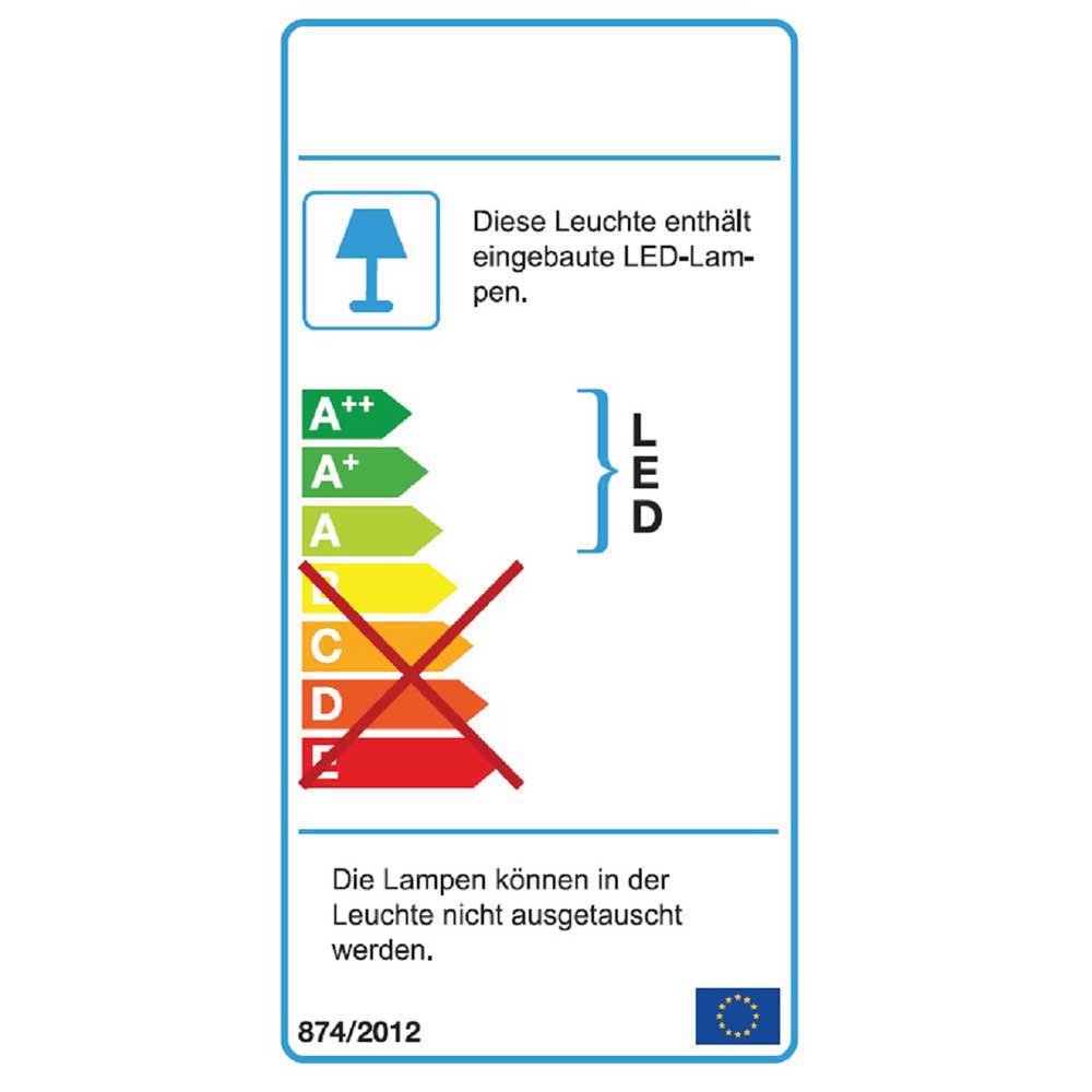 Anbauwand Möbel in Blau - Lasperla (vierteilig)