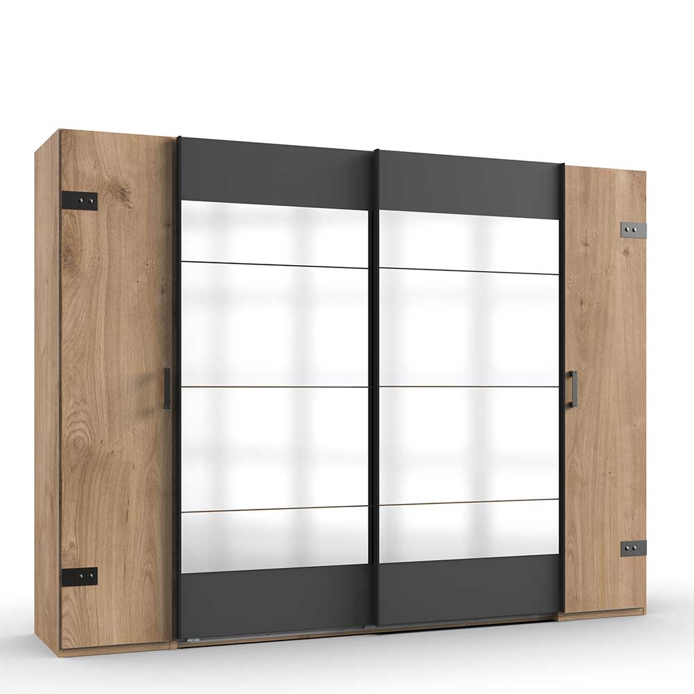 Design Kleiderschrank mit Spiegeln - Enegal