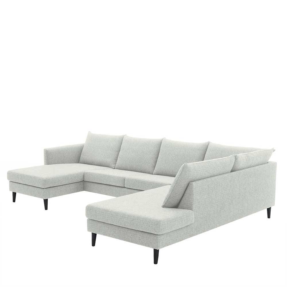 U-Couch Sitzlandschaft in Offwhite - Udessa