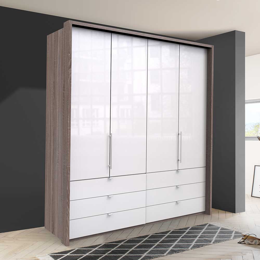 Moderner Kombi Schlafzimmerschrank 58 cm tief - Empresian