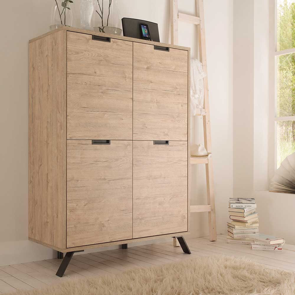 Esszimmer Highboard Rodonda im Retro Style