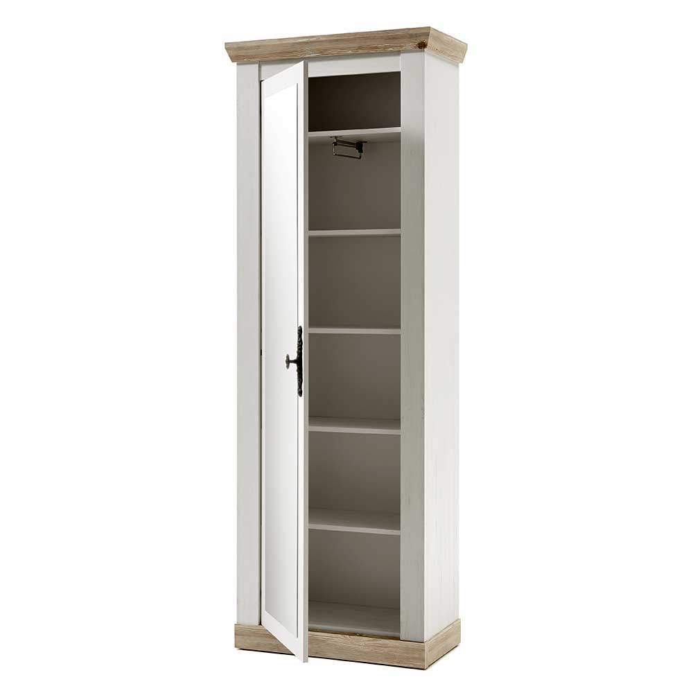 Schrank mit Spiegeltür & Garderobe - Nedita (dreiteilig)