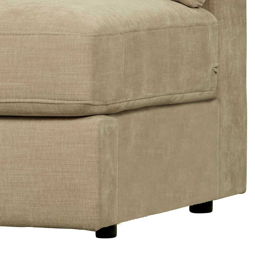 Zwei Elemente Modulsofa in Beige - Slagon