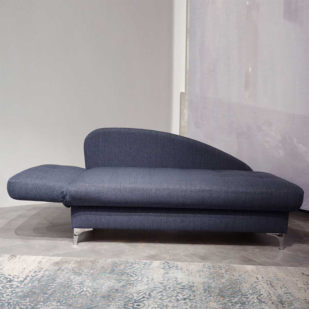 182x79x86 Federkern Schlafsofa in Blau - Curtici