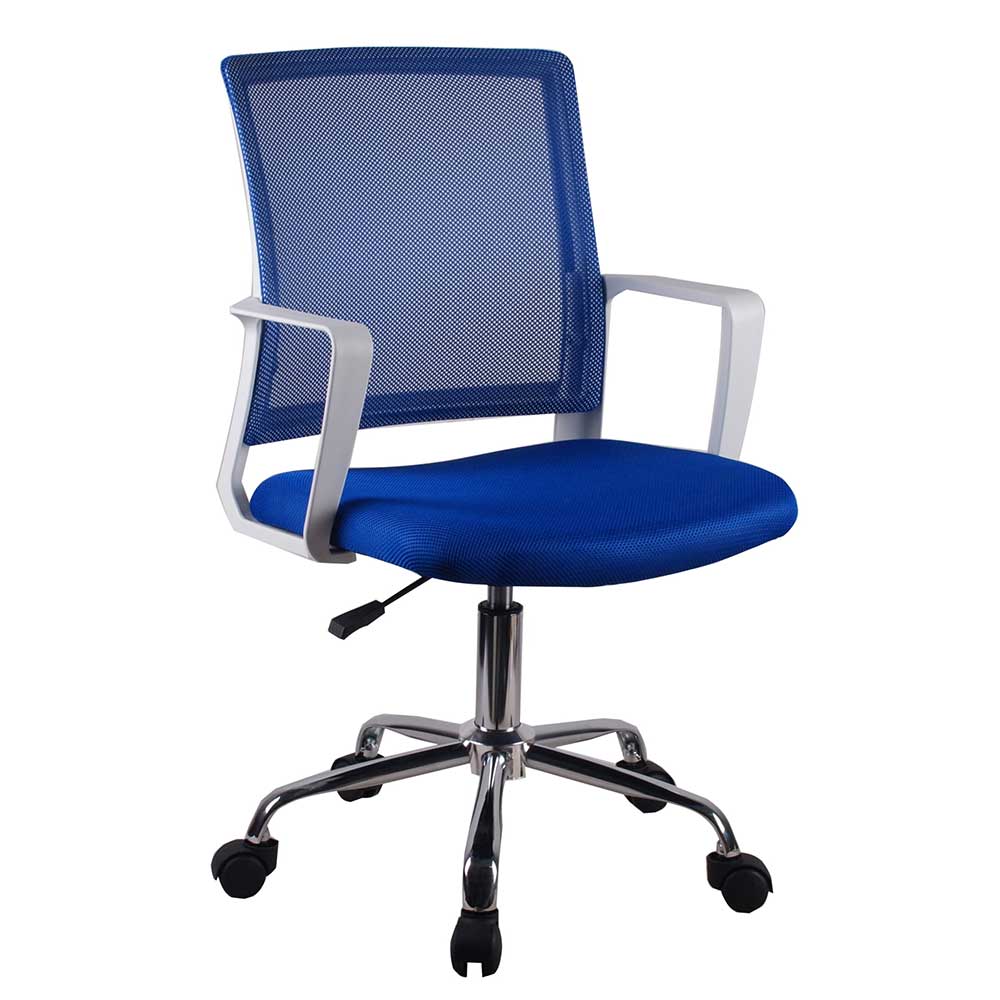 Ergonomischer Bürostuhl in Blau & Grau - Cisada