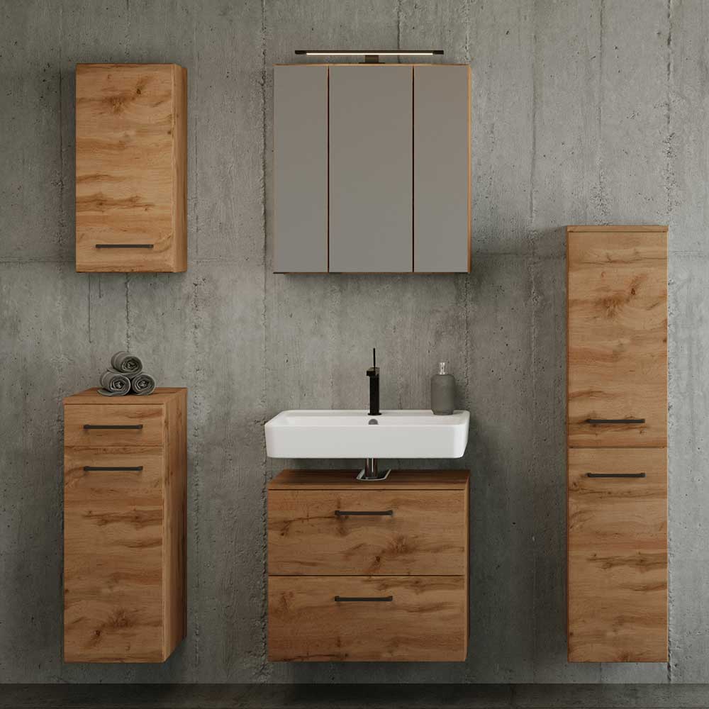 2-türiger Badschrank - 30x135x35 cm - Arazony