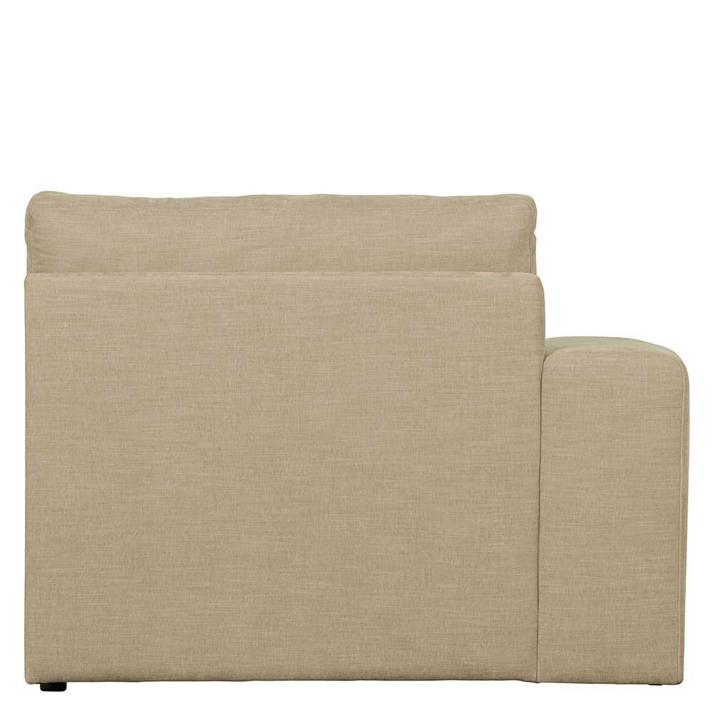 Zwei Elemente Modulsofa in Beige - Slagon