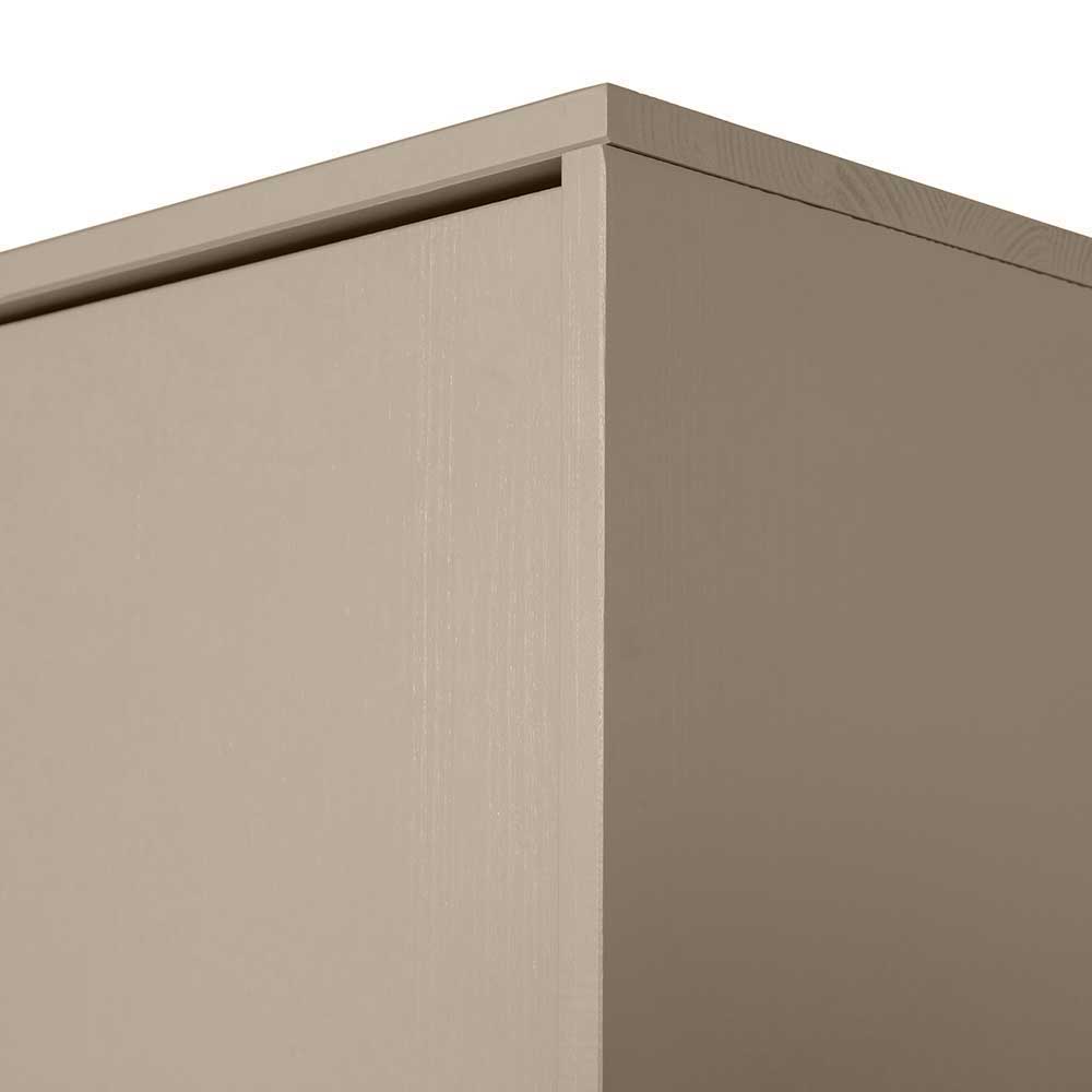 50x110x58 cm Grauer Kleiderschrank aus Kiefer - Career